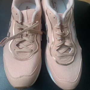 Pink Rose Gold Metallic New Balance Shoes